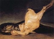 Francisco Jose de Goya Plucked Turkey oil